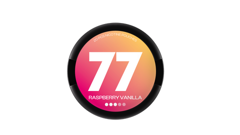 77 sachets de nicotine Raspberry & Vanilla