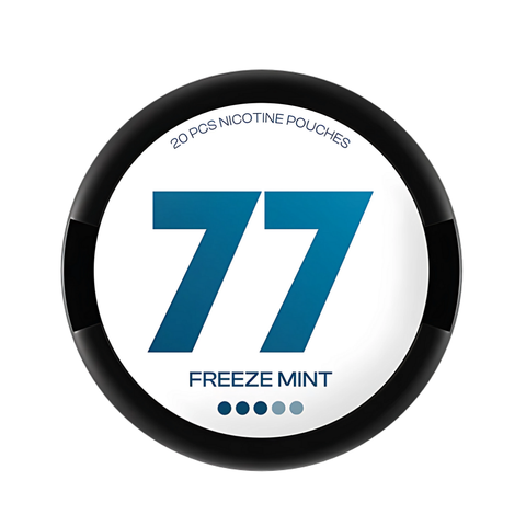 77 sachets de nicotine Freeze Mint