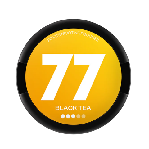 77 sachets de nicotine Black Tea