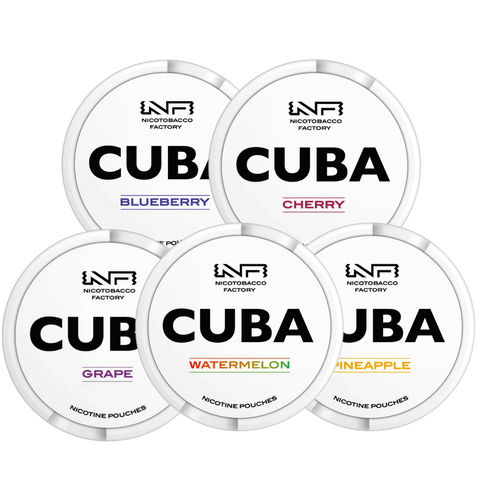 5 x Cuba White Mixpack