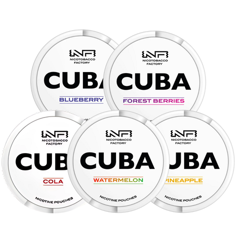 5 x Cuba White Mixpack