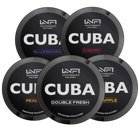 5 x Cuba Black Mixpack