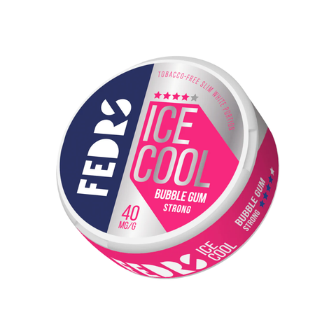 Fedrs Ice Cool Strong Bulle Gum