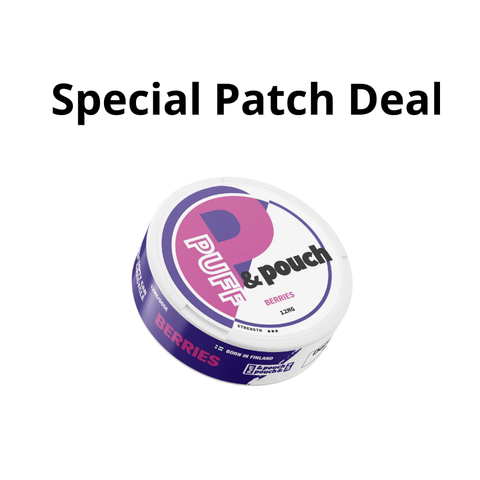 Puff & Pouch Berries 12mg - Special Patch Deals