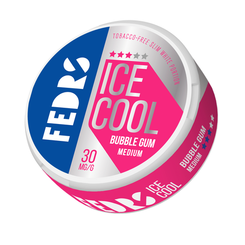 Fedrs Ice Cool Medium Bulle Gum