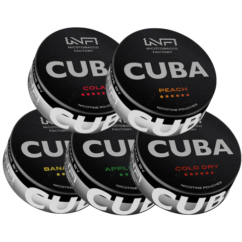 5 x Cuba Black Mixpack